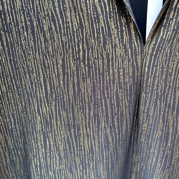 Nine West black and gold sleeveless kit top - Picture 2 of 8